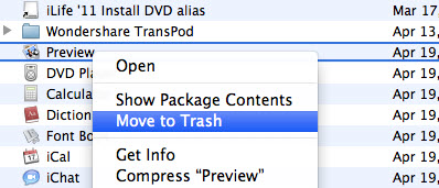 how to delete programs on mac