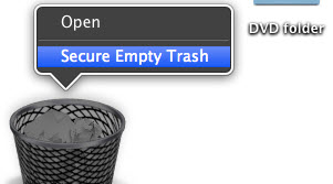 how to empty trash mac