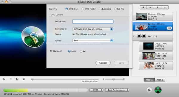 burn videos to dvd