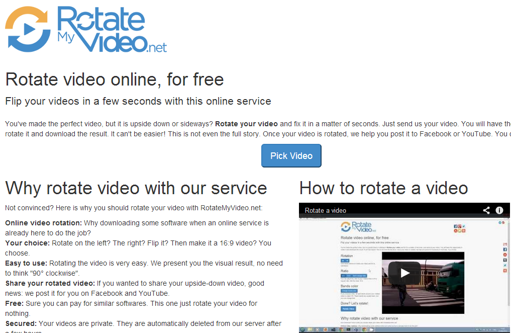 rotate video online