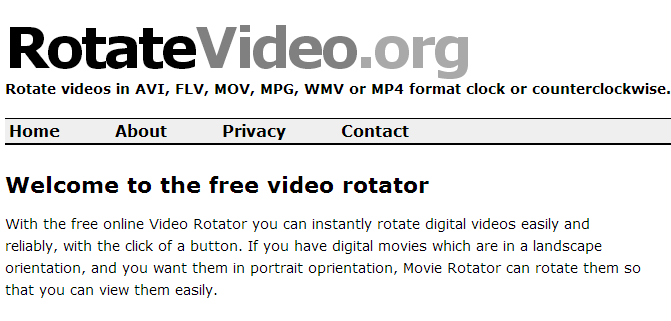 rotate video online