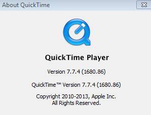 check quicktime on pc