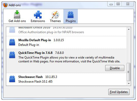 quicktime plugin for mac chrome