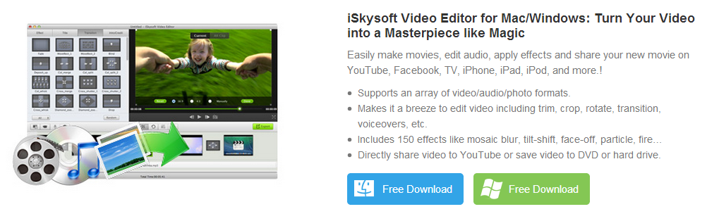 iskysoft video editor
