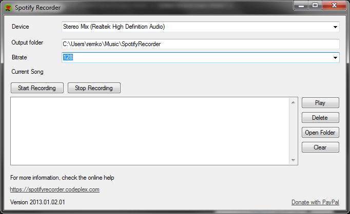 Spotify Recorder for Windows