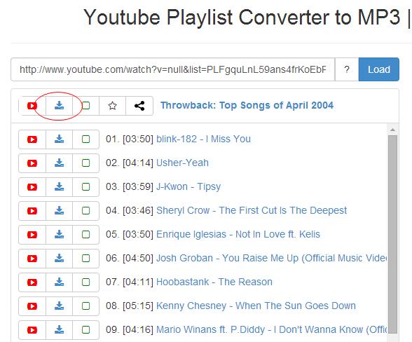 download playlist free youtube mp3 converter