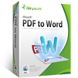 iSkysoft PDF to Word for Mac