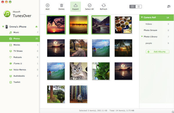 Transfer iPhone Camera Roll Photos to Mac