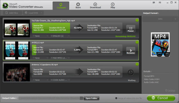 set output format